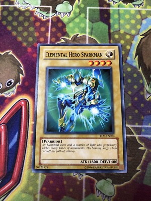 YuGiOh! - Elemental Hero Sparkman TLM-EN004 Common Unlimited Edition LP-image