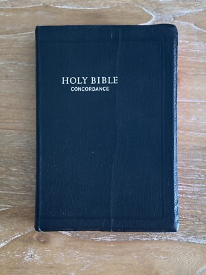 Holy Bible KJV World Publishing Concordance White Red Letter Self-Pronouncing-image