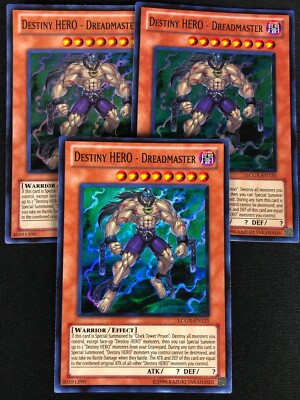 YUGIOH DESTINY HERO DREADMASTER LCGX-EN125 SUPER X3 (NM)-image
