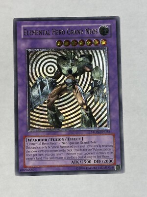 YUGIOH Elemental Hero Grand Neos STON-EN035 Ultimate Samurai Assault NM-image
