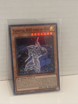 Yu-Gi-Oh! TCG Elemental HERO Spirit of Neos POTE-EN001 Super Rare 1st Edition NM-image