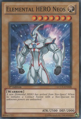 Elemental HERO Neos - LCGX-EN008 - Common - Unlimited Edition - Moderately Playe-image