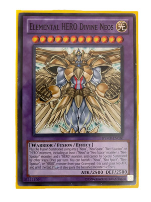 YUGIOH Elemental HERO Divine Neos Deck Complete 41 - Cards w/ Sleeves-image