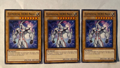 3X Elemental HERO Neos - LCGX-EN008 - Common - Unlimited Lightly Played-image
