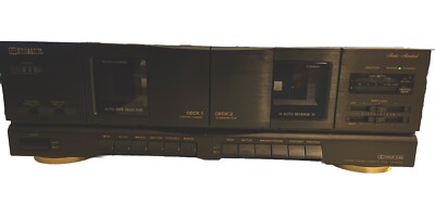 Fisher Stereo Double Cassette Deck CR-W9325, High Speed Dubbing , Working-image