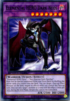 Elemental HERO Dark Neos SGX4-ENA23 Yu-Gi-Oh! NM 1st Edition-image
