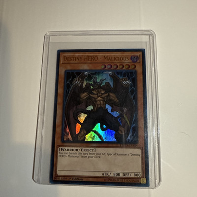 Destiny HERO - Malicious (UR) LEHD-ENA04 Legendary Hero Decks 1st Edition-image