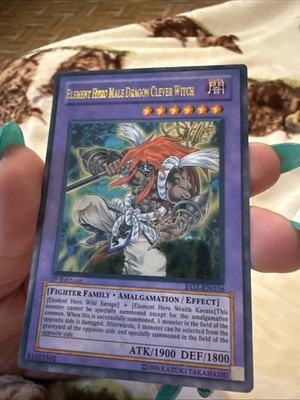 Elemental Hero Make Dragon Clever Witch EOJ-EN036 1st Edition Yugioh 1996-image