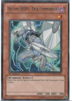 Destiny HERO - Disk Commander - RYMP-EN035 - Rare - 1st Edition  - Yugioh-image