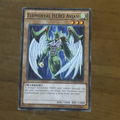 Yugioh! | Elemental HERO Avian | SDHS-EN006-image