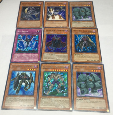 Yu-gi-oh! Destiny Hero Lot x9, Check description for card list. 4xRare inc.-image