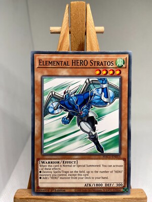 Elemental HERO Stratos - 1st Edition HAC1-EN015 - NM - YuGiOh-image