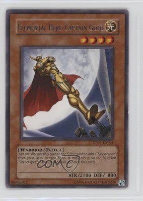 2008 Yu-Gi-Oh! Jaden Yuki 3 1st Edition Elemental HERO Captain Gold 1b53-image
