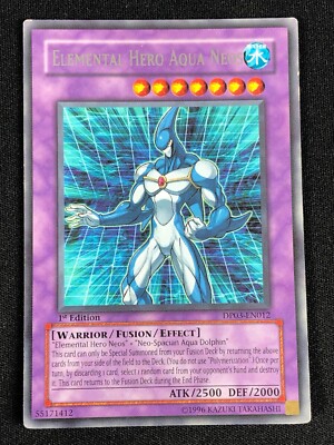 YUGIOH ELEMENTAL HERO AQUA NEOS DP03-EN012 1ST RARE (LP)-image