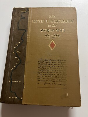 Official History US Fifth Division World War I w/Maps Photos 1919 Belgium France-image