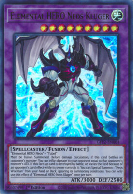 Yugioh! LP Elemental HERO Neos Kluger - GFP2-EN003 - Ultra Rare - 1st Edition Li-image