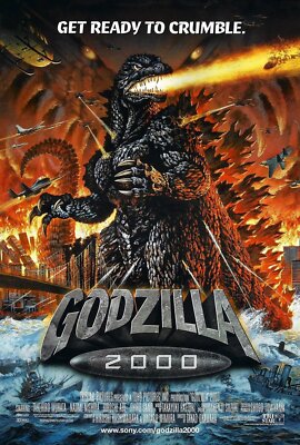 Godzilla 2000 02 Movie Wall Art Poster Print Pick A Size Lot Up-image
