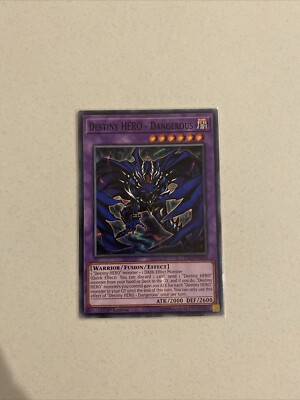 Yugioh Destiny Hero - Dangerous LEHD-ENA34 Common 1st Ed MP-image