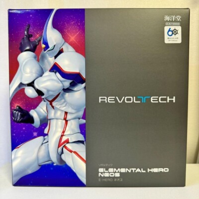 Revoltech Yu-Gi-Oh! Duel Monsters GX E HERO Neos Action Figure Kaiyodo JP F/S-image