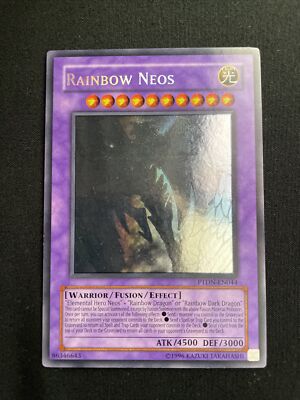 Yugioh Elemental Hero Rainbow Neos PTDN-EN044 GHOST (NM)-image