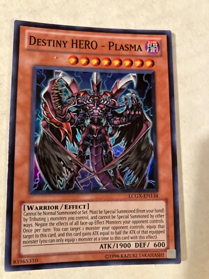 Destiny hero-plasma foil unlimited yu-gi-oh gaming cards cscan-image