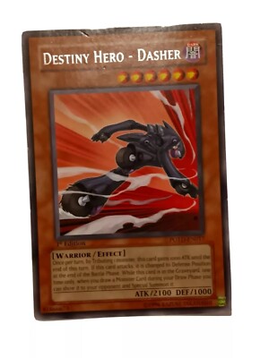 Destiny Hero - Dasher - POTD-EN017 - Rare 1st Edition Power of the Duelist -image