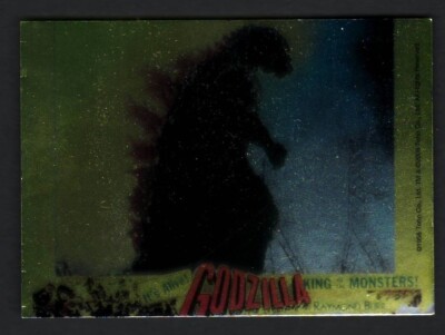 GODZILLA KING OF THE MONSTERS FOIL MOVIE POSTER CARD POWER TOWERS-image