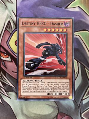 LCGX-EN131 Destiny Hero - Dasher Common 1st Edition NM Yugioh Card-image