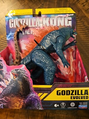 Godzilla Evolved Figure Godzilla x Kong The New Empire 2024 Playmates Rare VHTF-image
