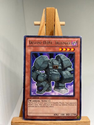 Destiny HERO - Defender - Rare 1st Edition LCGX-EN127 - MP - YuGiOh-image