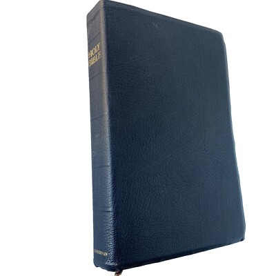 Leather Bible Book New International Version Zondervan Top Grain Cowhide 1978-image