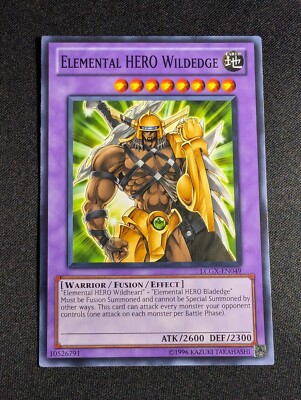 Yugioh - Elemental HERO Wildedge LCGX-EN049  Unlimited Common NM-image