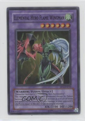 Elemental HERO Flame Wingman Unlimited YuGiOh Duelist Pack: Jaden Yuki 2006 12ka-image