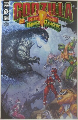 GODZILLA VS MIGHTY MORPHIN POWER RANGERS #1 COVER A IDW-image