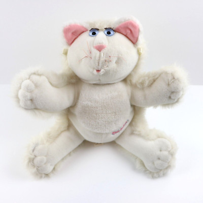 Fisher Price Purr-Tenders Vintage 1987 Cat Stuffed Animal Plush ~ No Sound-image