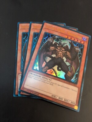 3X Destiny HERO - Malicious (UR) LEHD-ENA04 Legendary Hero Decks 1st Edition NM-image