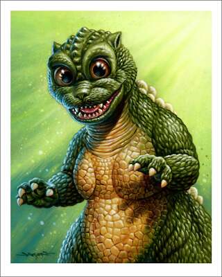 Sdcc 2022 Mondo Little Godzilla Poster CONFIRMED ORDER [FREE SHIPPING]-image