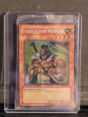 Yu-Gi-Oh TCG Card Elemental Hero Wildheart GSE-EN001 Limited Edition Sealed -image