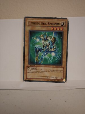 Yu-Gi-Oh! TCG Elemental Hero Sparkman Starter Deck 2006 YSD-EN010 1st Edition C…-image
