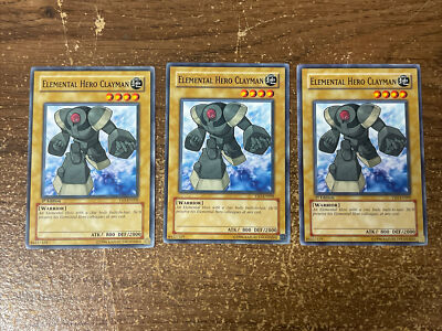 Yugioh *Elemental Hero Clayman X3 (LP) Common* Starter Deck 2006 YSD-EN009-image