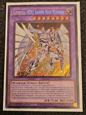 *Misprint* NM Elemental HERO Shining Neos Wingman - MP24-EN062 Secret Rare Foil-image