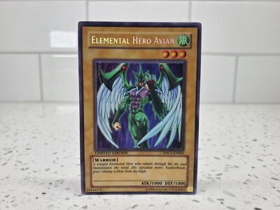YuGiOh! Elemental Hero Avian (EHC1-EN001) Secret Rare Limited Edition-image