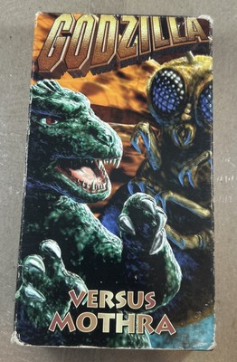 Godzilla vs. Mothra (VHS, 1998) 1964 Toho TESTED 4910 Bonus! Art Gallery Trailer-image
