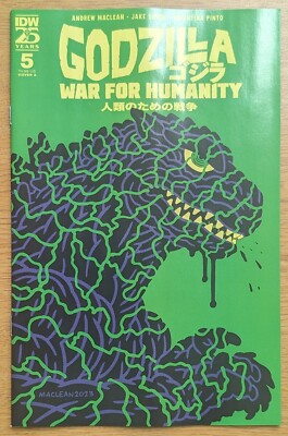 Godzilla: The War for Humanity #5 Cover A (MacLean) (2024)-image