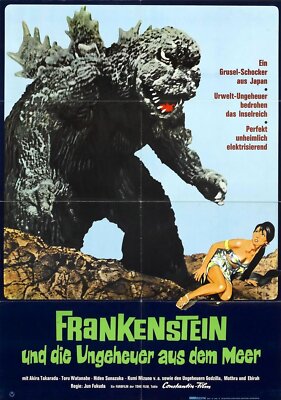 Godzilla Vs Sea Monster 05 Movie Wall Art Poster Print Pick A Size Lot Up-image
