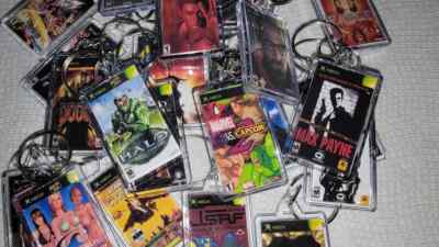 OG Xbox Game Art Video Game Keychain | Chain | Hanger | Pendent (Front & Back)-image