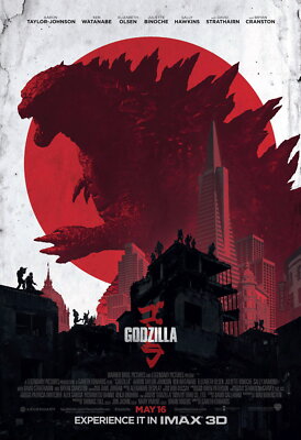 73069 GODZILLA Movie 2014 Gojira Wall Decor Print Poster-image
