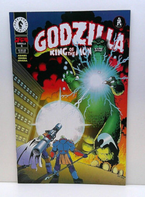 GODZILLA KING OF THE MONSTERS COMIC BOOK #6 1995 ARTHUR ADAMS COVER ART-image