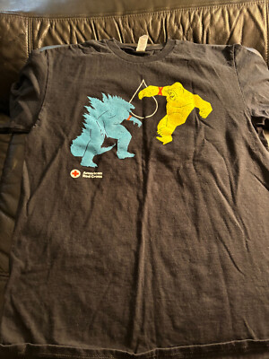 Godzilla vs Kong movie promo t shirt rare find The New Empire minty Med-image