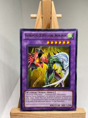 Elemental HERO Flame Wingman - Rare RYMP-EN016 - NM - YuGiOh-image